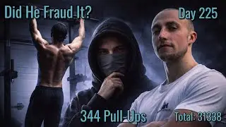 Pull-Up World Record Day 225 - 344 Pull-Ups |