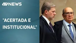 Gilmar Mendes defende Toffoli e elogia PGR por arquivar pedido de afastamento