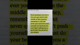 Learn to REST not  QUIT.. #trending #quotes #love #power #success #failure #mindsetshift #viralshort