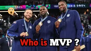 Most Valuable Player of Olympic2024 | Team USA receive their GOLD MEDALS #basketball #usa #nba