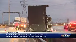 Police investigating UPS crash and fire in Indiana