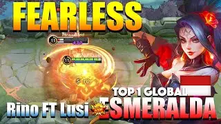 Esmeralda Fearless Perfect Gameplay! - Top 1 Global Esmeralda Gameplay By Rino FT Lusi - MLBB