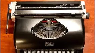 Честный обзор: ручная пишущая машинка Royal 79104P Classic