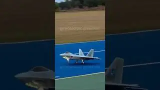 F-22 Raptor Touch & Go #aviation #rc #rcplane