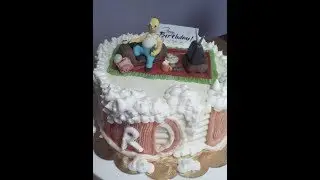 HOMER SIMPSON Birthday CAKE (Daly) - G&acirc;teau d'anniversaire 