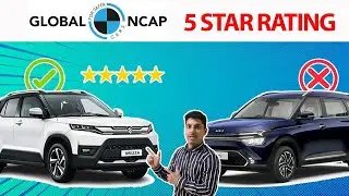 5 Star Rating मिली Brezza 2022 को ? Maruti Brezza Facelift 2022 Safety Rating | Review With Vikas