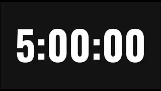 5 Saat Zamanlayıcı (Geri Sayım) | 5 Hour Countdown Timer