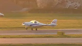 AAC Aquila A210 landing at Graz Airport | OE-CUU