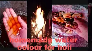 Homemade  Water Colour For Holi || Eco Friendly Holi Colour || Holi Vlog 2021||Ritika Bhosale||