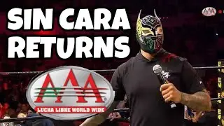 SIN CARA RETURNS TO AAA GUERRA DE TITANES! Breaking wrestling news