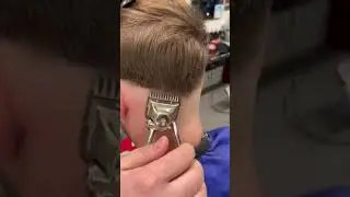 Old school hand clippers | Subscribe for more! #shorts #barber #howto #fade #short #asmr