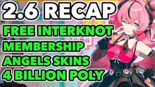FREE INTERKNOT MEMBERSHIP, ANGELS SKINS, 4 BILLION POLYCHROME - Zenless Zone Zero 2.6 stream recap