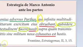 Analizar un texto en lat&iacute;n