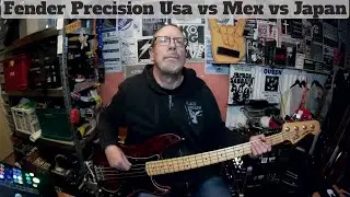 Me and my Bass - Fender Precision Usa vs Mex vs Japan