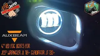 @Auxbeam  LED Fog Light Install on my Rubicon Gladiator JT