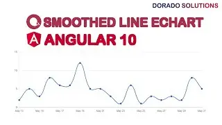 #4. Implement Smoothed line Echart with angular 10 : tutorial-4 : Echarts with angular 10 tutorials.