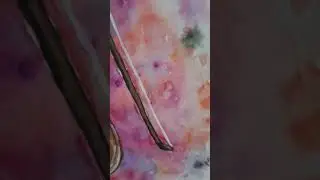 Watercolour painting of violin...                         #watercolor #painting #violin #art