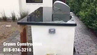 Thousand Oaks BBQ Grill Installation by Crown Construction 818-974-3210