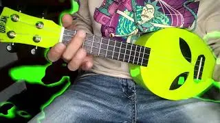 Como tocar mirame de blessd en ukulele 