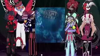 Hazbin Hotel Angels react to Warhammer 40k | Lucifer | Gacha life