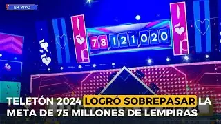 Teletón 2024 logró sobrepasar la meta de 75 millones de lempiras