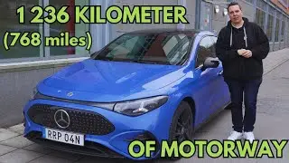 Прокатился на новом Mercedes CLA 250+ более 1200 км по автомагистрали, чтобы определить расход то...