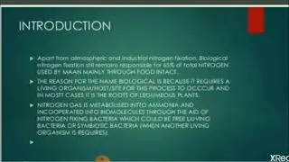 Biological Nitrogen fixation, Sem-VI