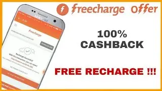 FREECHARGE 100% Cashback offer June 2019 FREECHARGE Recharge offer june 2019 100% Cashback FC10,Cwc