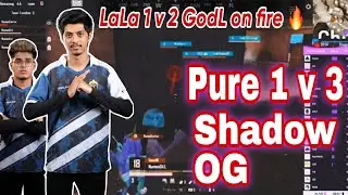 Shadow 1v4 shocked 😳 everyone Clutchgod pure 1v2 Punkk Immortal 🇮🇳 GodL vs Numen | BGMiTournament