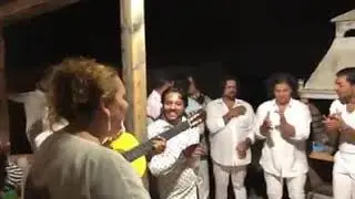 La Mari cantado en el cumpleaños de Farruquito y el farru bailado