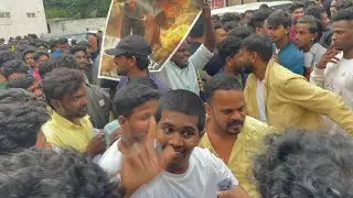 #TheGoat Movie Celebration at Balaji Theatre Bangalore | Thalapathy vijay | A Venkat Prabu Hero