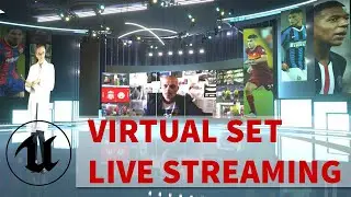 #UnrealEngine- Virtual Set live streaming
