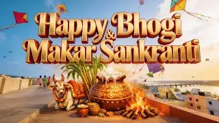 Bhogi to Sankranti 🪁✨ | Wishing You Light, Joy & New Beginnings