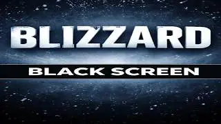 Cozy Blizzard Night | 10 Hours of Snowstorm Sounds for Deep Sleep.