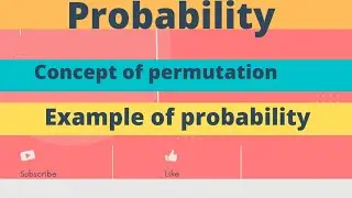 probability➡️ concept of permutation and example of probability#statistics #mathematics