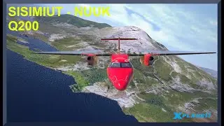 Sisimiut (BGSS) to Nuuk (BGGH) | Dash 8 Q200 | X-Plane 11