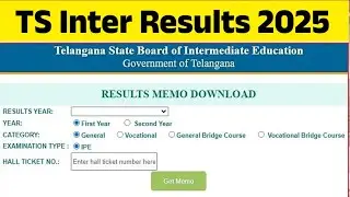 Released:ts inter results released check ✅ direct link|All passed #interresult2025