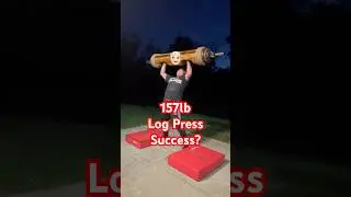 Log Press loaded to 157lbs. Will it go up?