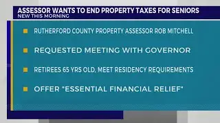 Assessor wants to end property taxes for seniors