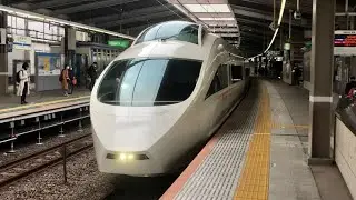 小田急 50000形 VSE 50001F 回送 本厚木駅 通過（2022/03/26）