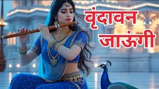 Vrindavan Jaungi | वृन्दावन जाउंगी | मेरे उठे विरह में पीर | Krishna Bhajan 2025 | #krishna #radhe
