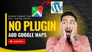 How to Add Google Maps with Wordpress Websites in 2026 - (NO PLUGIN)!! Step By Step!! #wordpress!!