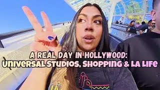 Настоящий день в Голливуде: Universal Studios, шопинг и жизнь в Лос-Анджелесе #fyp