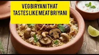#Veg Biryani that tastes like meat biryani|#Mushroom||Speed  One pot #Recipe|@preethi-n8s