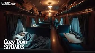 Relaxing Railway Night Ambience | Calm Train Sounds for Deep Rest