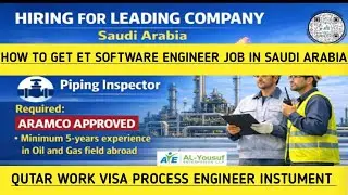 How to get Software engineer Job in Saudi Arabia Qutar Work Visa Process Engineer Instument 