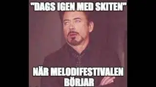 Hon vill se melodifestivalen jag ville bara knul...