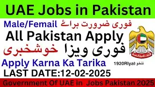 UAE Jobs in Pakistan/Jobs in Pakistan 2024/ jobs 2024/ February jobs