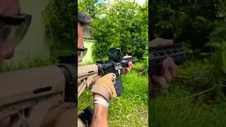 A realidade de uma airsoft a g&aacute;s disparando igual a real