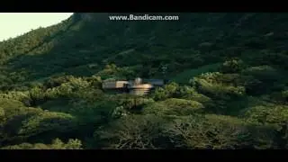 Jurassic world T-Rex ending roar